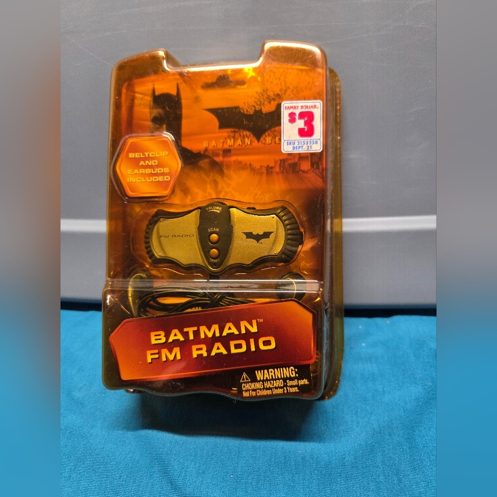 2005 Batman Begins Batman FM Scrolling Radio